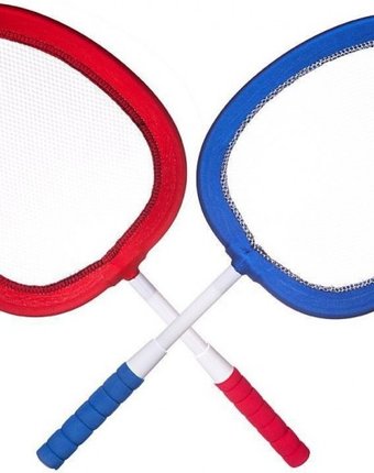 Миниатюра фотографии Abtoys спортивная игра бадминтон и теннис 2 в 1 (4 предмета)
