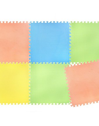 Игровой коврик Ural Toys пазл 4 цвета (6 элементов)