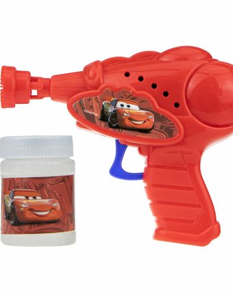 Пистолет Disney Cars с мыльными пузырями (50 мл)