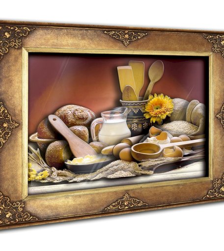 Хобби и Творчество VIZZLE Объемная картина Завтрак в деревне