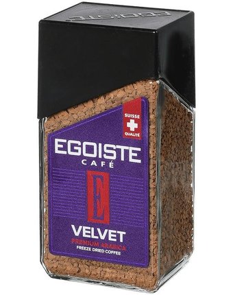 Egoiste Кофе растворимый сублимированный Velvet 95 г