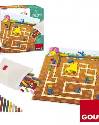 Миниатюра фотографии Деревянная игрушка goula развивающая игра математика