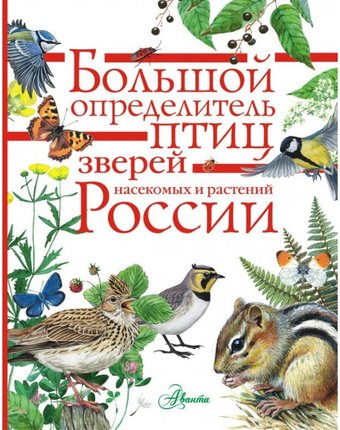 Издательство АСТ Большой определитель птиц, зверей, насекомых и растений России