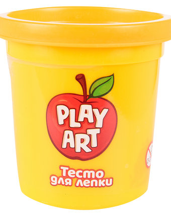 Пластилин Play Art Баночки 85 г цвет: оранжевый