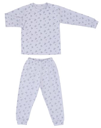 Миниатюра фотографии Пижама джемпер/брюки счастливая малинка