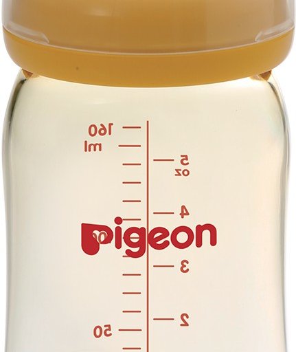 Бутылочка для кормления Pigeon SofTouch Peristaltic PLUS, 160 мл, желтый