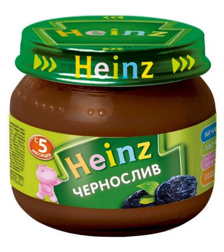 Пюре Heinz чернослив, с 5 месяцев, 80 г