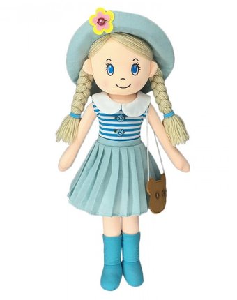 Миниатюра фотографии Abtoys кукла в шляпе и с сумочкой 50 см