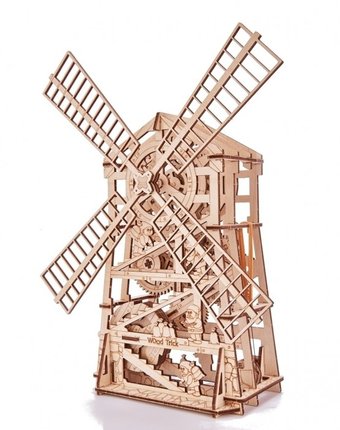 Wood Trick 3D-пазл Механическая мельница