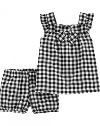 Carter's Комплект для девочки туника и шорты 2H328010