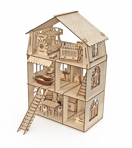 Конструктор-кукольный домик ХэппиДом \