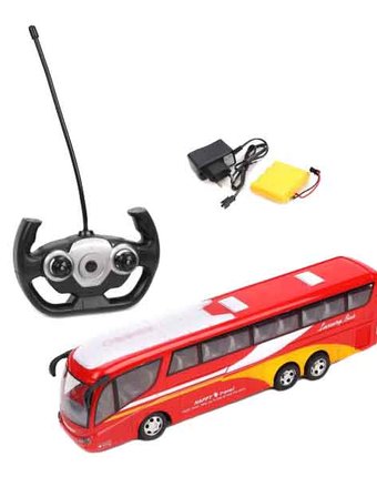 Миниатюра фотографии Машина на радиоуправлении наша игрушка автобус 33 см