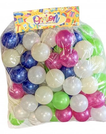 Orion Toys Набор шариков для сухого бассейна перламутровые 7 см 80 шт.