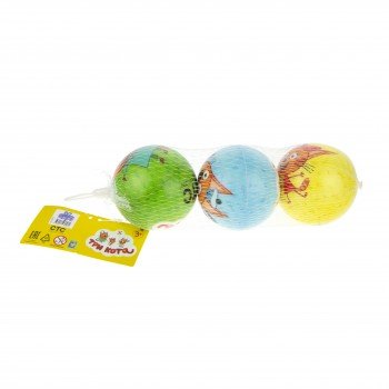 Мячики Три кота 1toy, 7,5 см