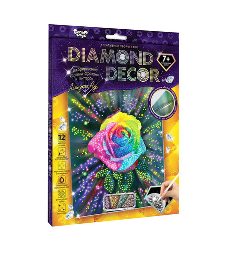 Набор для творчества Данко-Тойс Diamond Роза