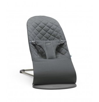 Кресло-шезлонг BabyBjörn Bliss Cotton, цвет: серый