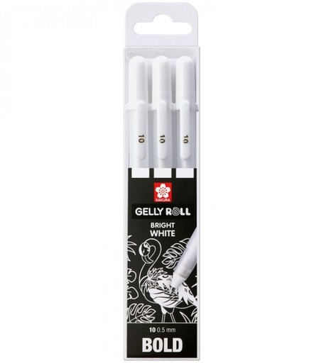 Sakura Набор гелевых ручек Gelly Roll 1.0 мм 3 шт.