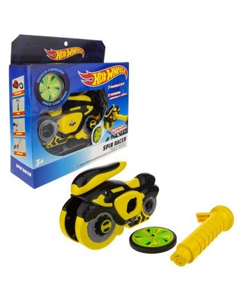 Игрушка Hot Wheels Spin Racer Желтый призрак