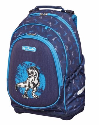 Миниатюра фотографии Herlitz рюкзак школьный bliss blue dino