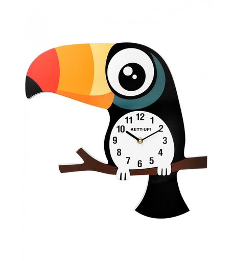 Часы Kett-Up детские настенные Design Zoo Тукан