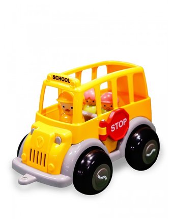 Миниатюра фотографии Viking toys набор школьный автобус midi с фигурками