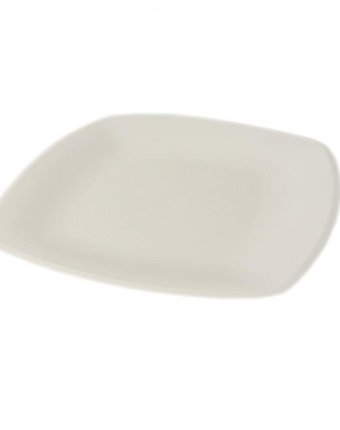 Миниатюра фотографии Авм-пластик тарелка одноразовая - блюдо квадратное 30х30 см 12 шт.