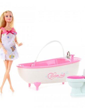 Миниатюра фотографии Veld co кукла в ванной с аксессуарам