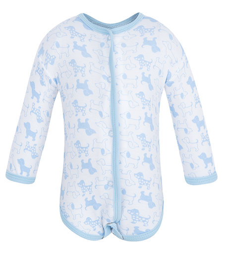 Боди Чудесные одежки Голубые собачки