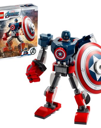 Конструктор LEGO Marvel Super Heroes 76168 Капитан Америка: Робот