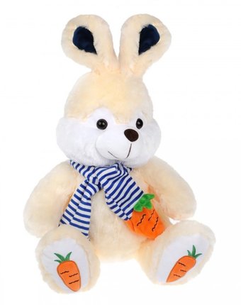 Миниатюра фотографии Мягкая игрушка fluffy family зайка морковкин 40 см