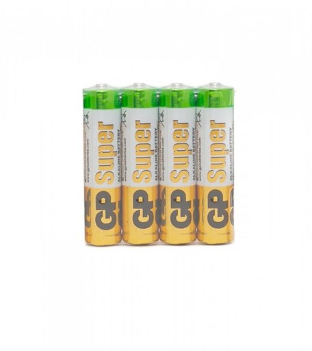 GP Батарейка Super Alkaline АAА (LR03) 24А-BC4 алкалиновая 4 шт.