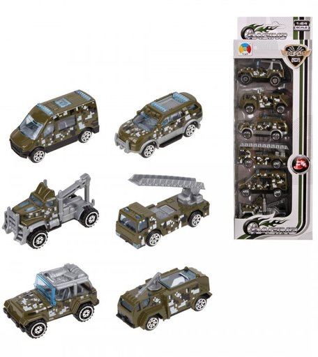 Наша Игрушка Игровой набор Военный с 6-тью машинами