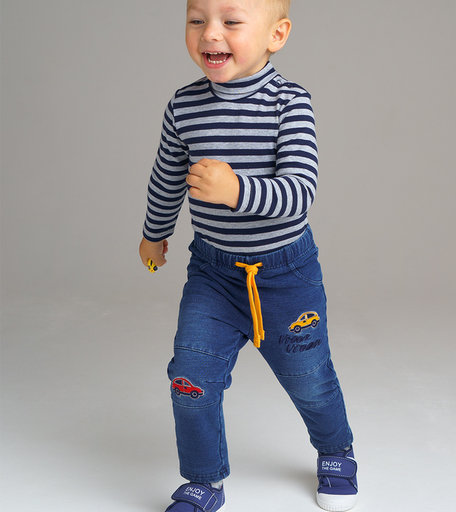Джинсы с начесом из Loop Denim для мальчика