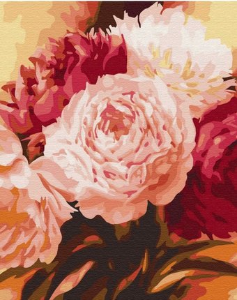 Molly Картина по номерам Оттенки розового 30х30 см