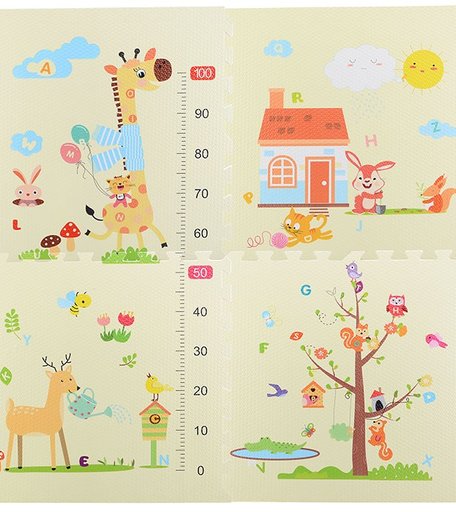 Игровой коврик Ural Toys пазл 60х60x1 см U049070Y