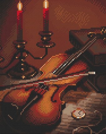 Molly Картина мозаикой Вечер музыки 30х30 см