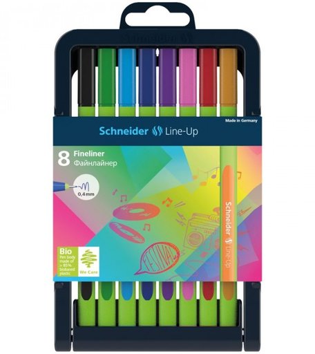 Schneider Набор капиллярных ручек Line-Up 8 цветов