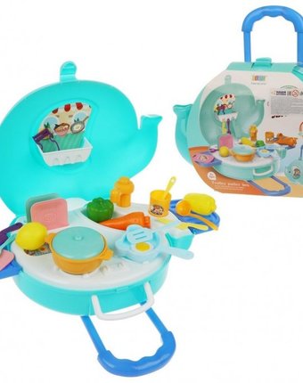 Миниатюра фотографии Наша игрушка игровой набор кухня в чемоданчике (27 предметов)