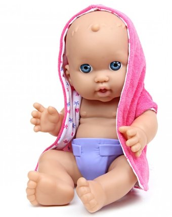 Миниатюра фотографии Lisa jane кукла-пупс в халатике 30 см