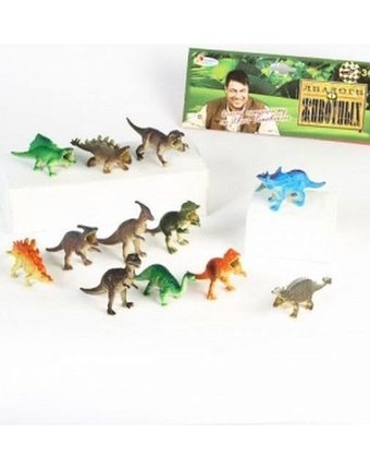 Миниатюра фотографии Игровой набор играем вместе 12 динозавров