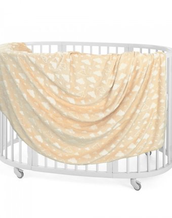 Плед Baby Nice (ОТК) Micro Flannel 3D Облака 100 х 140