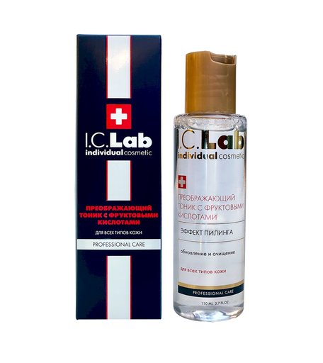 Тоник I.C.Lab Individual cosmetic преображающий с фруктовыми кислотами, 110 мл мл