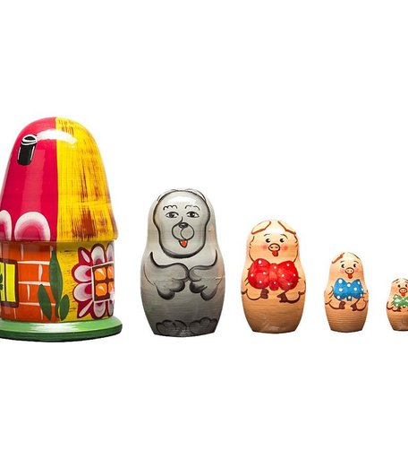 Матрешка Бэмби Три поросенка