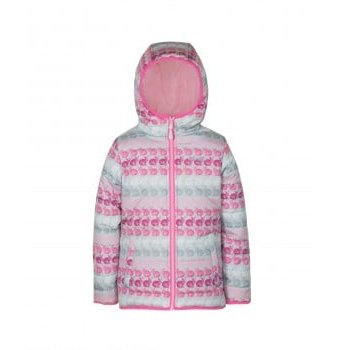 Миниатюра фотографии Куртка детская gusti, серебристый, розовый