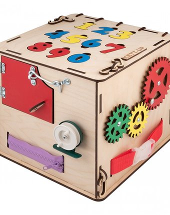 Миниатюра фотографии Деревянная игрушка kett-up бизи-куб цифры