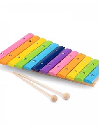 Миниатюра фотографии Деревянная игрушка new cassic toys ксилофон 10236
