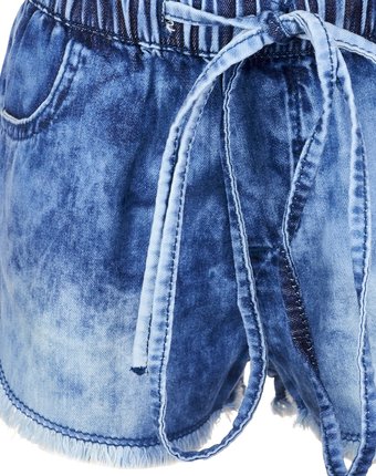 Миниатюра фотографии Синие джинсовые шорты gulliver