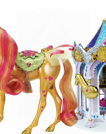 Миниатюра фотографии Pony royal набор пони рояль: карусель и королевская лошадь брук