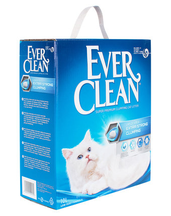 Наполнитель комкующийся Ever Clean Unscented без ароматизатора, 10