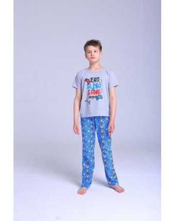 Миниатюра фотографии Веселый малыш пижама для мальчика геймер
